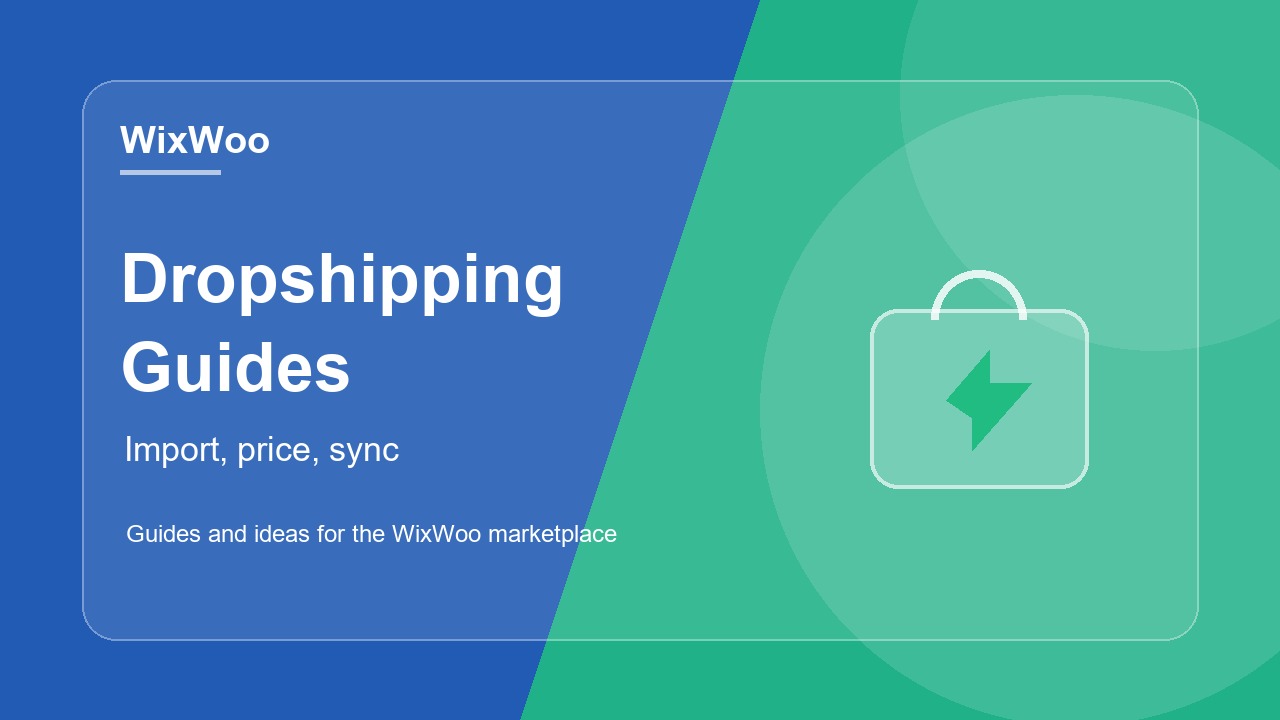 Dropshipping on WixWoo: What Sellers Should Know First