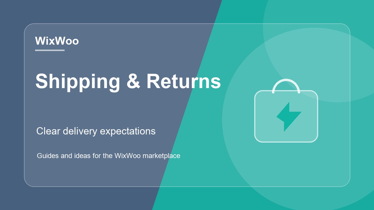 Understanding Shipping and Returns on WixWoo